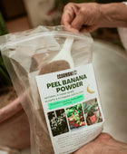 Fertilizante en polvo de cáscara de plátano (500 g)