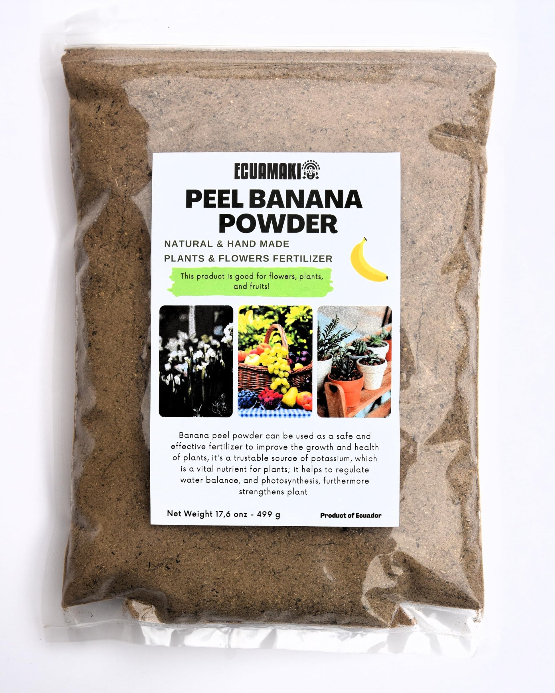 banana peel fertilizer for jade plant Banana Peel Powder Fertilizer (500g) – Ecuamaki Store